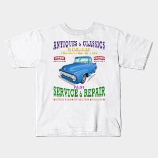 Antique Classic Car Garage Hot Rod Novelty Gift Kids T-Shirt